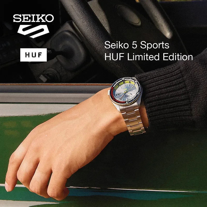 SEIKO 5 Sports SRPL33K1 HUF Limited Edition