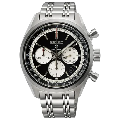 Seiko Prospex Speedtimer 'Glossy Svart' 1972 SRQ053J1