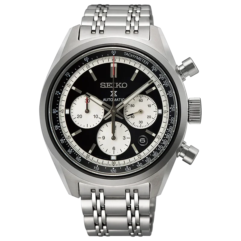 Seiko Prospex Speedtimer 'Glossy Svart' 1972 SRQ053J1