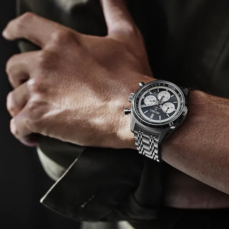 Seiko Prospex Speedtimer 'Glossy Svart' 1972 SRQ053J1