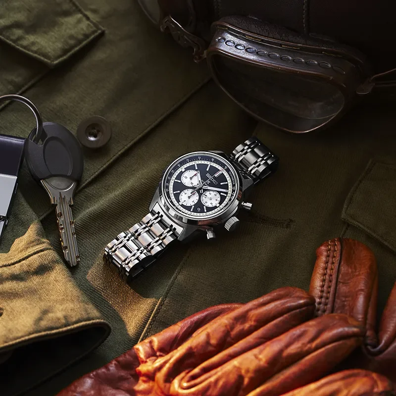 Seiko Prospex Speedtimer 'Glossy Svart' 1972 SRQ053J1