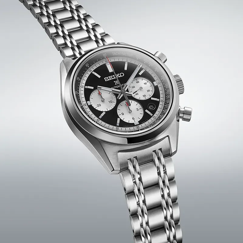 Seiko Prospex Speedtimer 'Glossy Svart' 1972 SRQ053J1