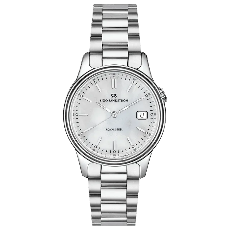 SJ�� SANDSTR�M ROYAL STEEL 32 MM MOP SILVER