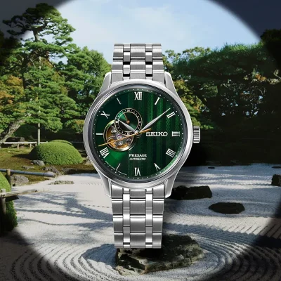 SEIKO Presage 'Japanese Zen Gardens' In Fern Green SSA463J1