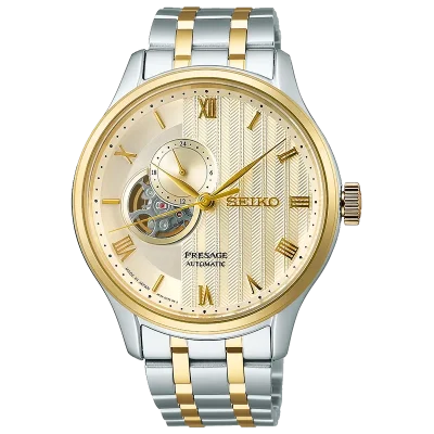 SEIKO Presage 'Japanese Zen Gardens' in Gold-toned sand SSA464J1