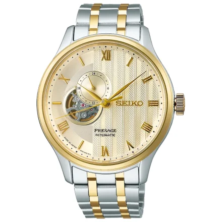 SEIKO Presage 'Japanese Zen Gardens' in Gold-toned sand SSA464J1