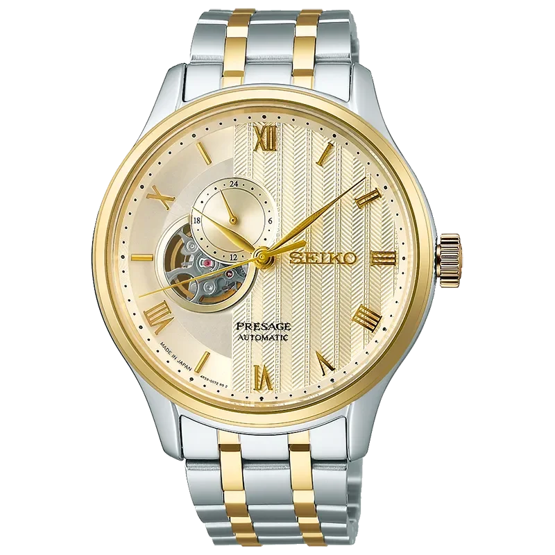 SEIKO Presage 'Japanese Zen Gardens' in Gold-toned sand SSA464J1