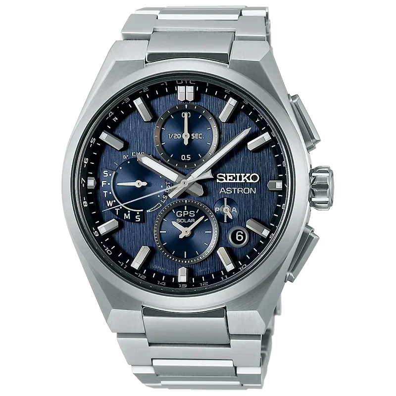 SEIKO Astron GPS Solar 5X Dual-Time Chronograph i Infinite Bl SSH161J1 26sept 24