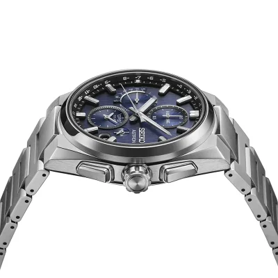 SEIKO Astron GPS Solar 5X Dual-Time Chronograph i Infinite Bl SSH161J1 26sept 24