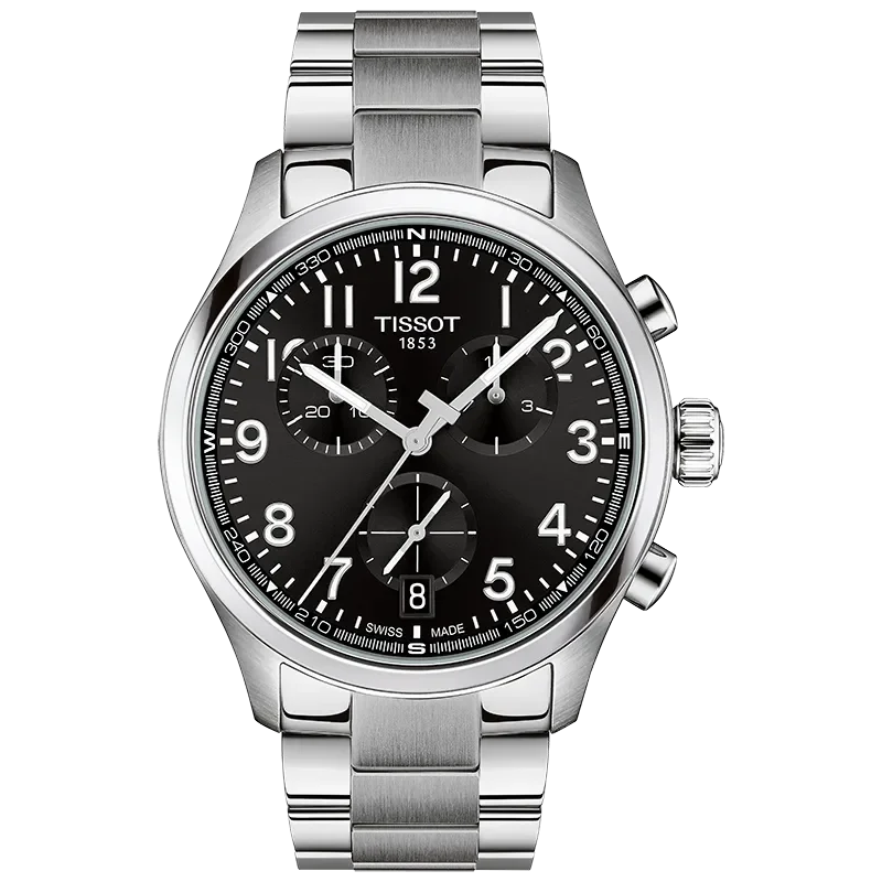 CHRONO L/GR/CHRQ/AC/AC/NOIR