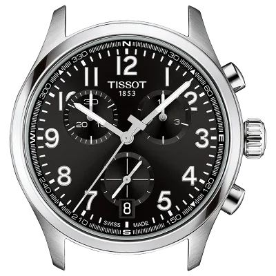 CHRONO L/GR/CHRQ/AC/AC/NOIR