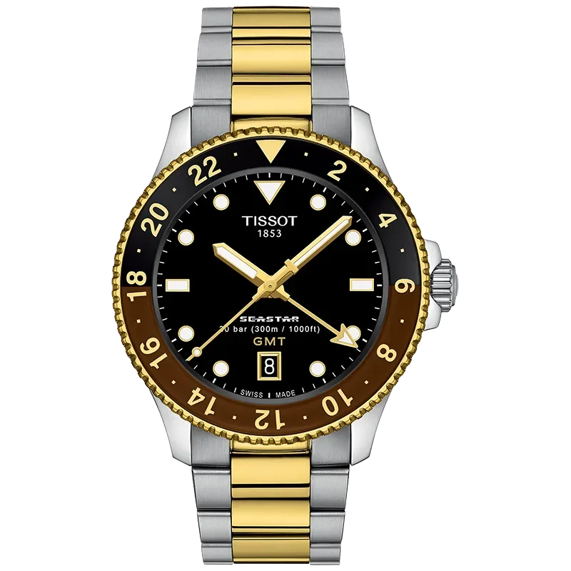Tissot Seastar 1000 GMT 40mm  T120.852.22.051.00