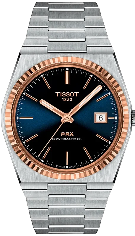 Tissot PRX Powermatic 80 Steel & 18K Gold Bezel T931.407.41.041.00