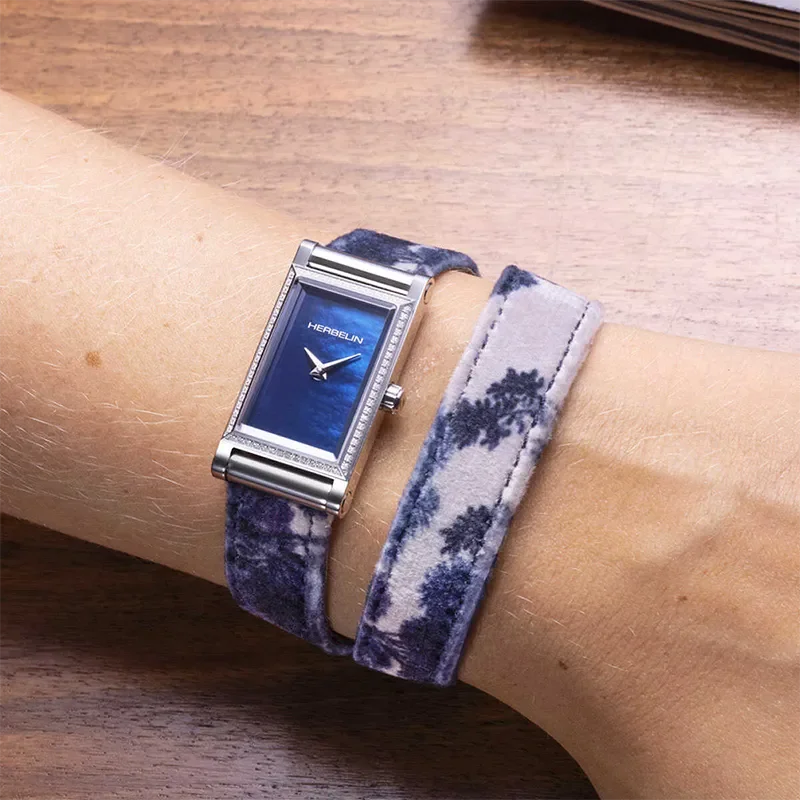 MICHEL HERBELIN ANTARES LIM.ED DIAMONDS SET +EXTRA STRAP