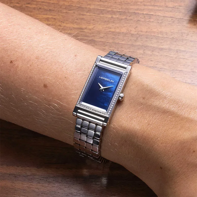 MICHEL HERBELIN ANTARES LIM.ED DIAMONDS SET +EXTRA STRAP