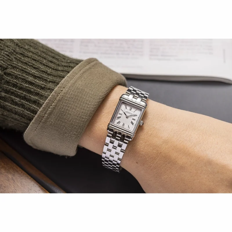 MICHEL HERBELIN ART DECO STEEL