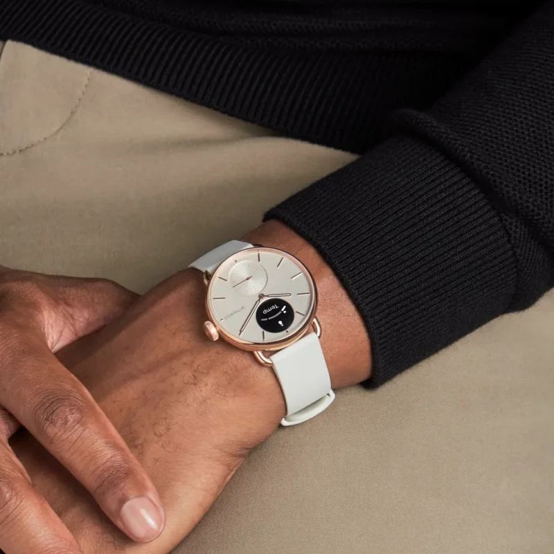 Withings Scanwatch 2 38mm Roséguld Vit Smartwatch