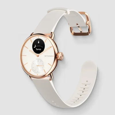Withings Scanwatch 2 38mm Roséguld Vit Smartwatch