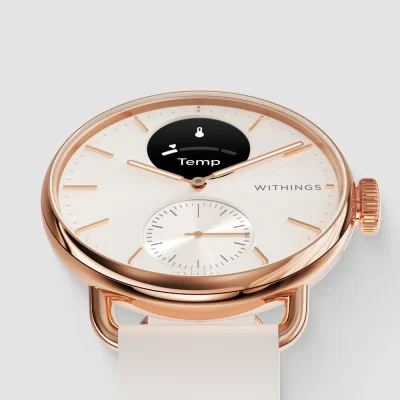 Withings Scanwatch 2 38mm Roséguld Vit Smartwatch