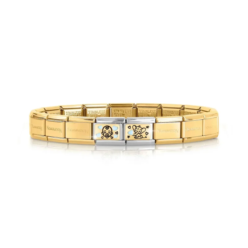 Nomination Bas Armband 13 Lnkar Guld 030001_SI_008