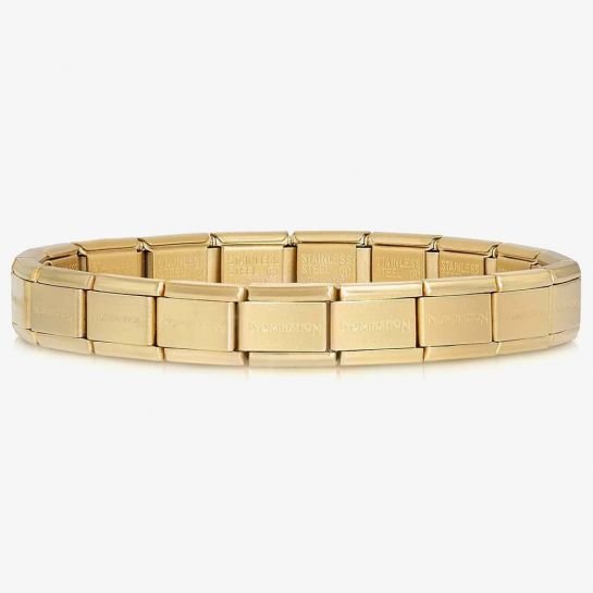 Nomination Bas Armband Matt Guld 13 Lnkar 030001_SI_065